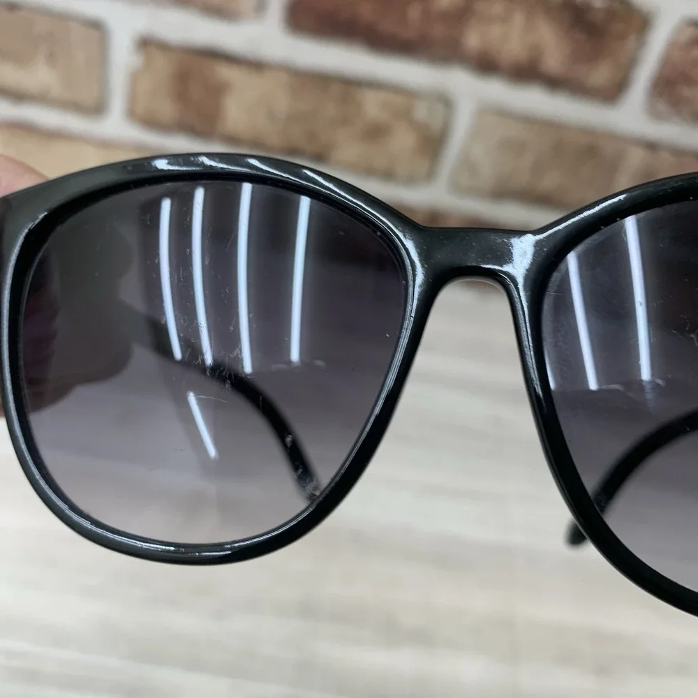 Vintage Fossil Sunglasses Black Silver Frame Retro Y2K Shades Frames Only